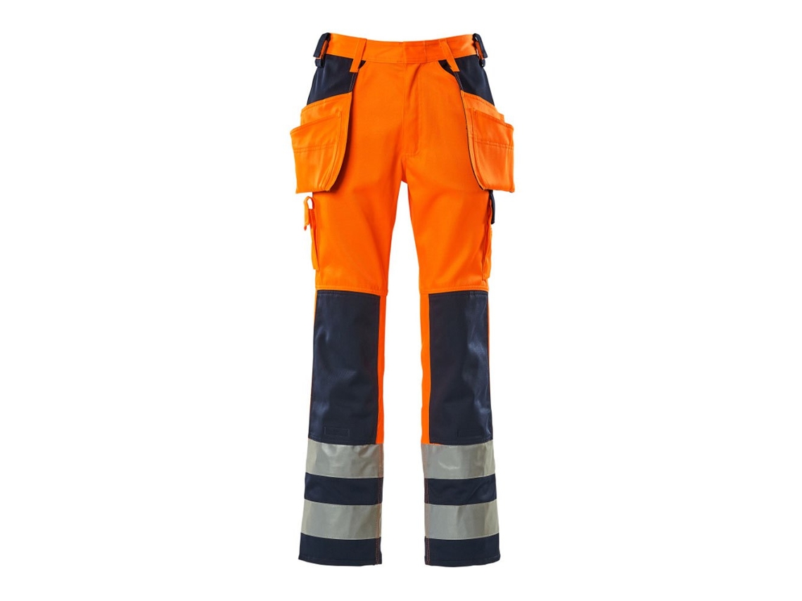 Calças Grandes Com Bolsos Pendurados Safe Compete 09131 Laranja 44 / 32 MASCOT