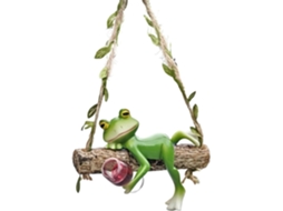 Figuras Vibrantes Peças de Arte Decorativas para Exteriores, Encantadoras Figuras de Balanço Colecionáveis, com CHABERLU