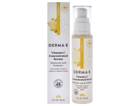 Soro concentrado de vitamina C da DERMA-E para unissex - soro de 2 onças