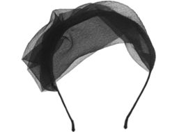 Tule Fascinator Com Véu Para Acessório Chique de Casamento, Ideal Para Meia Cama.