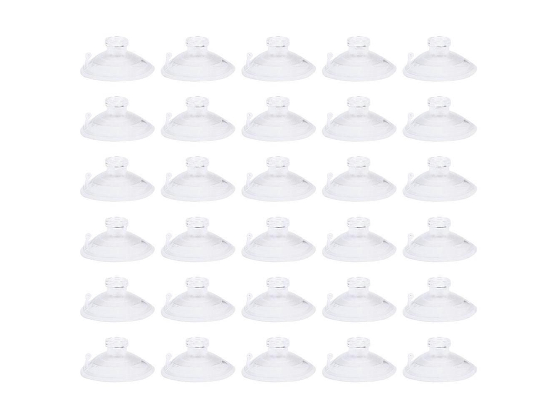 30 Ventosas Pequenas De Vidro Para Mesa E Decoração