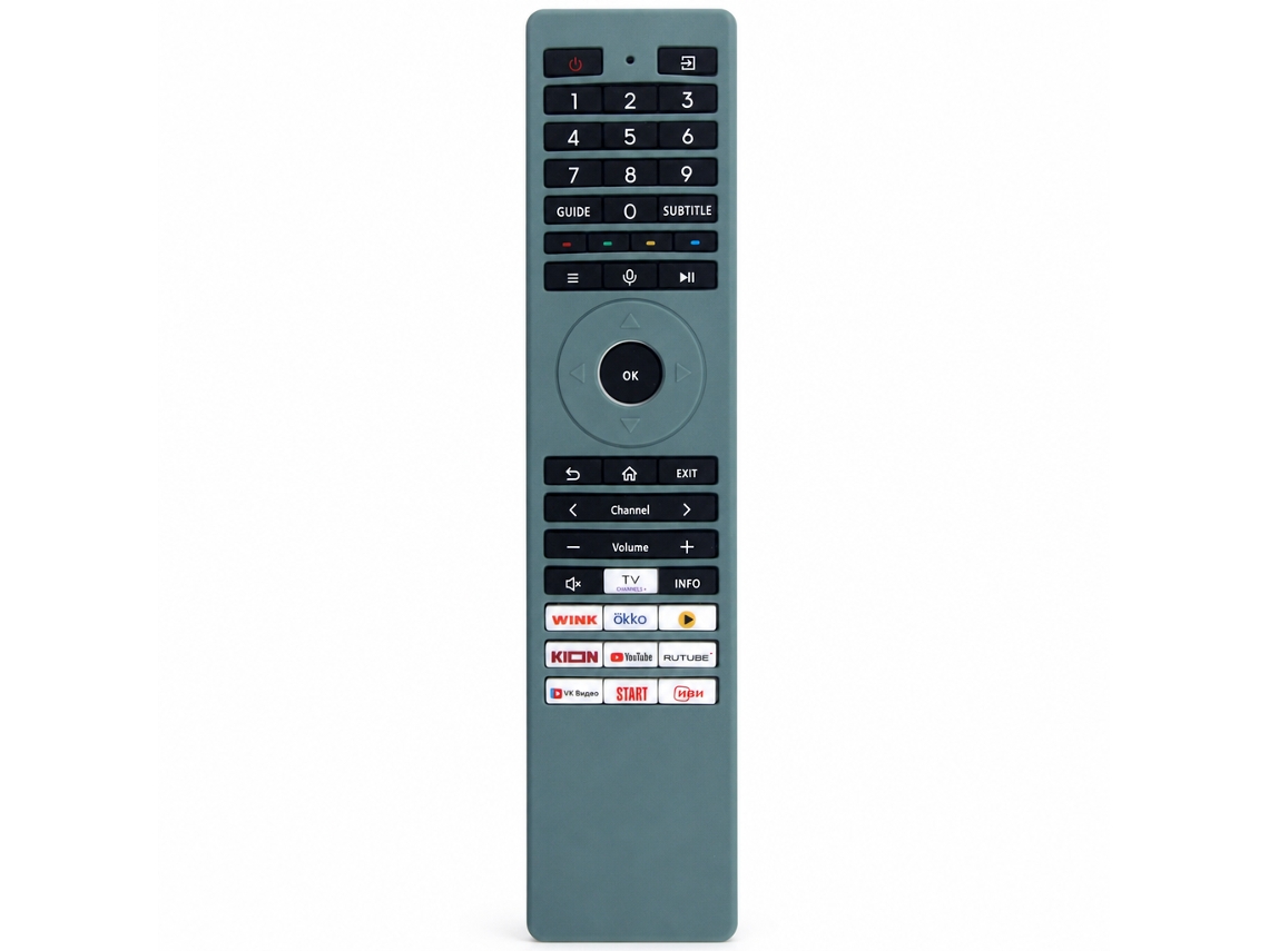 Capa De Silicone Para Comando De Tv Compatível Com Toshiba Ct-erf, Cinzento, Proteção Contra Poeira E Quedas