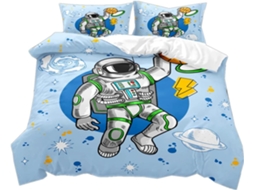 Conjunto de Cama Infantil Microfibra Fronha 200x200 Cm