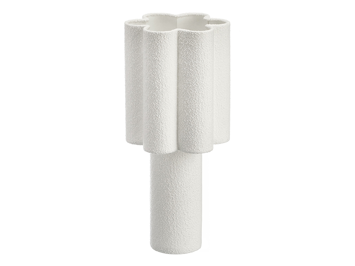 Lâmpada de Mesa com Design Áspero de Flor. 43cm. DAM