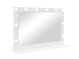 Conjunto 1 Espelho De Quarto Vidaxl Branco Vidro (80 X 15 X 18 Cm)