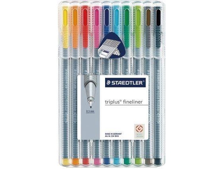 Marcador Triplus Fineliner 334SB10  10 Cores