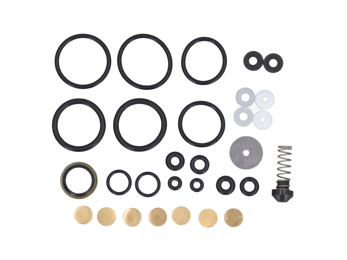 Kit de Reparo para Bomba de Alta Pressão com Anéis de Vedação Metálicos e de PVC para Compressor de Ar PCP 12V 30MPa - Peças de Reposição para Compressor de Ar de Alta Pressão