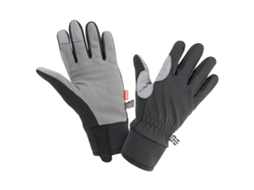 Luvas Esportivas Longas Antiderrapantes Unissex Spiro L Preto/cinza Preto/cinza Aquaforge