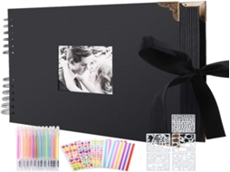 Álbum de fotos autoadesivo Lurelia, 80 páginas, faça você mesmo, scrapbook, bebê