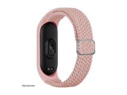 Pulseira Trançada Ajustável com Fecho de Pressão e Moldura Tpu para Xiaomi Mi Band 10/9/8/7/6/5/4/3 CHABERLU