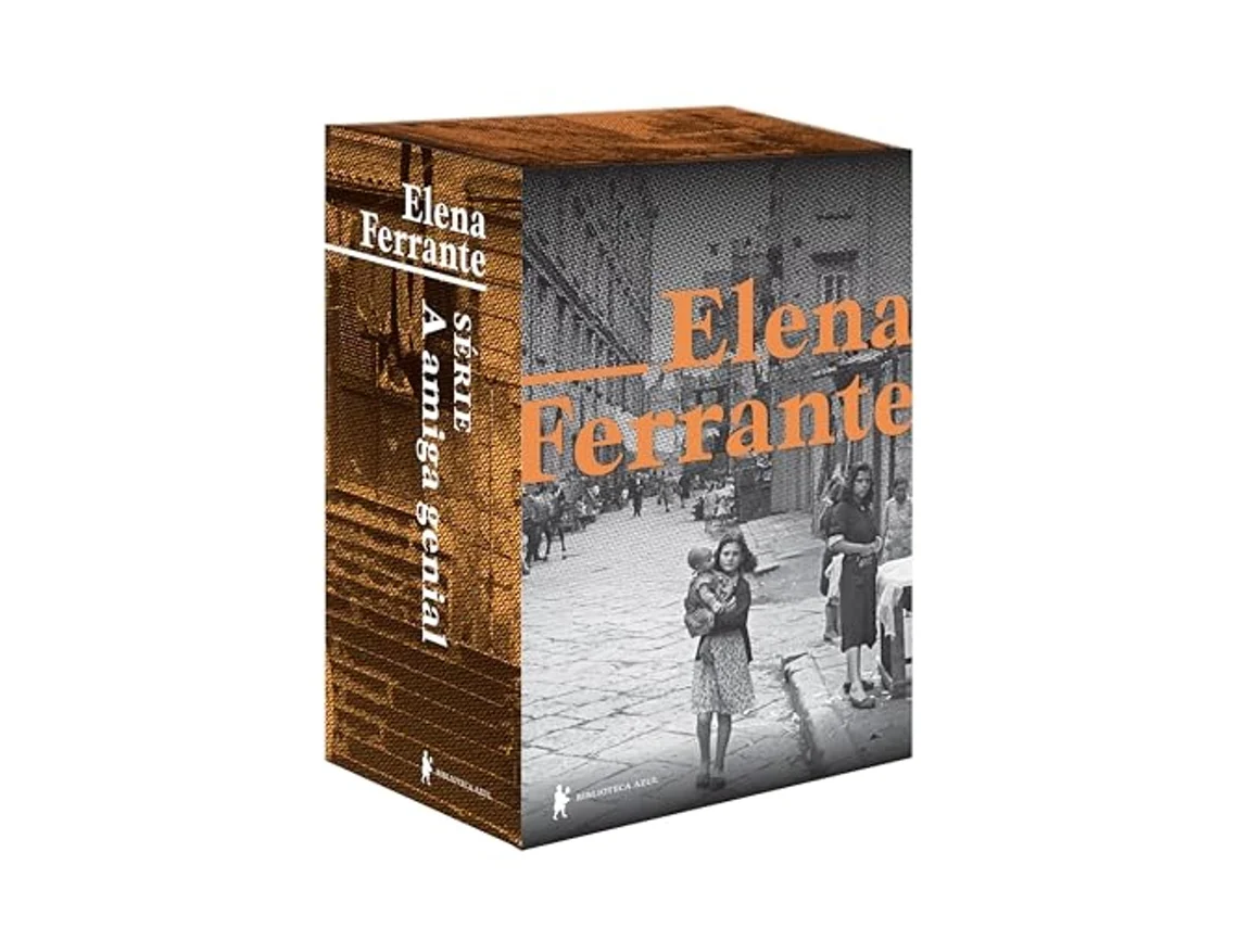 Livro Box Tetralogia Napolitana Série A Amiga Genial de Elena Ferrante (Português)