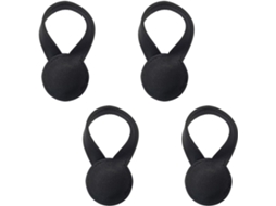 Conjunto de 4 alfinetes de Toalha Para Calças, material poliuretano, design antiderrapante, ferramenta de organização