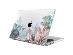 Capa Para Macbook Air 13 Polegadas 2025 2024 2022 M4 M3 M2, Ultrafina, Leve, Capa Rígida, Elegante, Com Estampa De Plantas Brilvibera