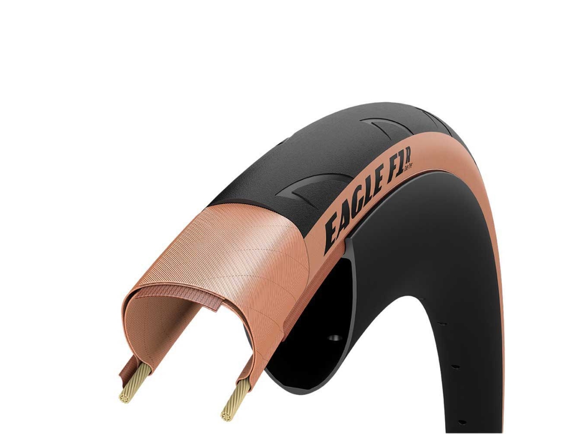 Pneu Estrada Eagle F1 R Tubeless 700 X 32 Dourado 700 X 32Goodyear