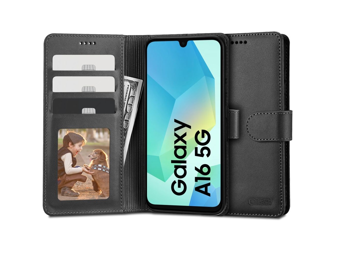 Capa Carteira TECH PROTECT Para Samsung Galaxy A16 4g 5g Design Compacto