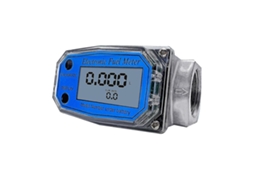 25 Medidor De Fluxo De Turbina Digital Compatível Com Medidor De Fluxo De Gasolina, Água E Líquido Marinho Blue C10 Sygo