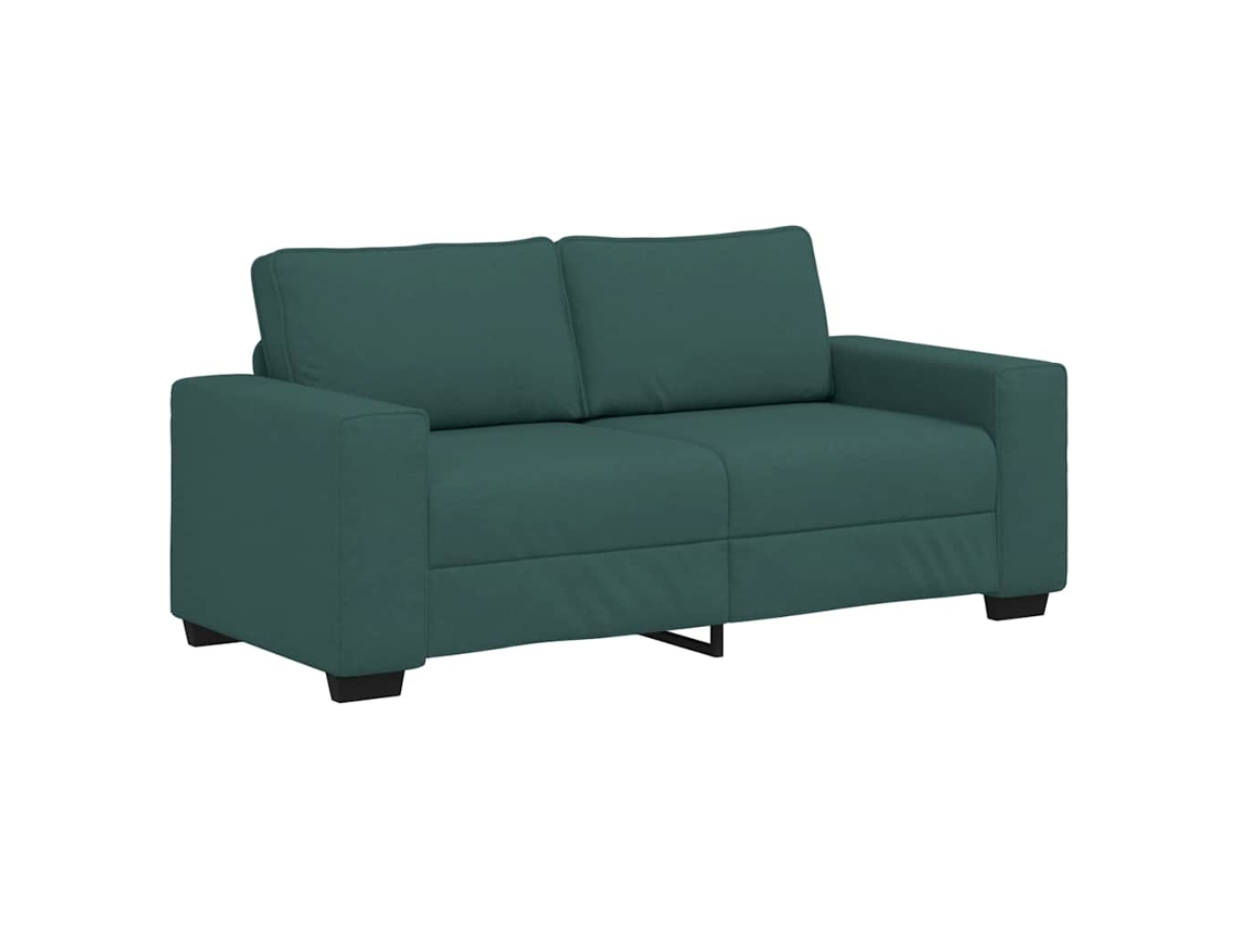 Sofá de 2 Lugares Verde Escuro 180x77x82 Cm em Tecido MAISON EXCLUSIVE