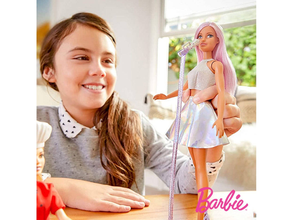 Jogo da Barbie com cavalo na fazenda - popstar 