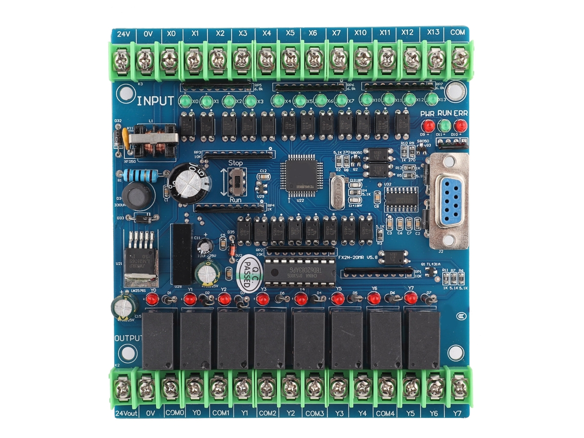 Placa de Controle Programável Industrial 12e 8s 24v 5a