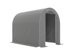 Cobertura para Bicicletas BTFORUS com Estrutura de Aço, porta com Zíper, impermeável, 2,4x1,6x1,9 M, cinza Claro
