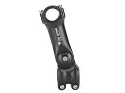 Yuru cano de Guidão de Bicicleta Ajustável em Alumínio com Ângulo Variável de 60 Graus, 25.4 120mm, Preto, Estabilidade Dupla Parafuso