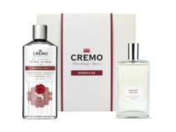 Coffret Presente Cremo Bourbon Oak Eau De Toilette 100ml Gel De Banho 473ml Perfume Apimentado