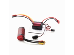 Motor Brushless Impermeável 2838 3200kv E Esc 35a Para Carros Rc 1/14 1/16 Scy/hsp/trax4/hpi