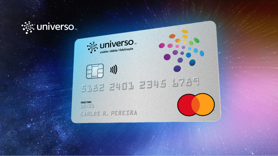Com o Universo, o pagamento fica mais leve. 