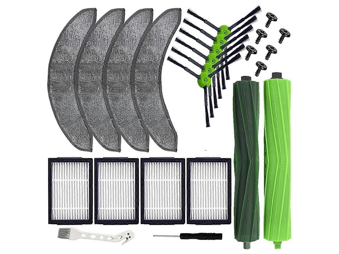Para Combo J7 J9 Kit De Aspirador De Pó Robô Peças De Reposição Acessórios Escova Principal Escova Lateral Filtro Hepa Panos De Esfregão Brilvibera