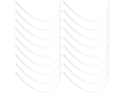 Yardenfun 20 Armários de Plástico Multifuncionais com Núcleo Transparente, Design Antiderrapante, para Organizar Roupas em Tecido Macio