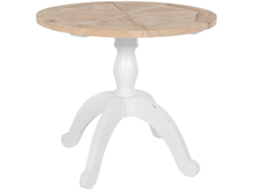 Mesa De Jantar Roswell Ø 90 Cm Natural/branco
