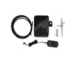 Conjunto Mini Compressor De Ar Oxigênio Kit Para Tatuagem, Pintura E Nebulização Hidratante Da Pele (plugue Au Preto)