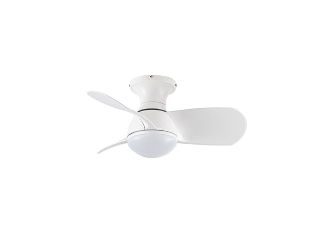 Ventilador Epona Branco Led 20w 2000lm Cct Dim Cristalrecord