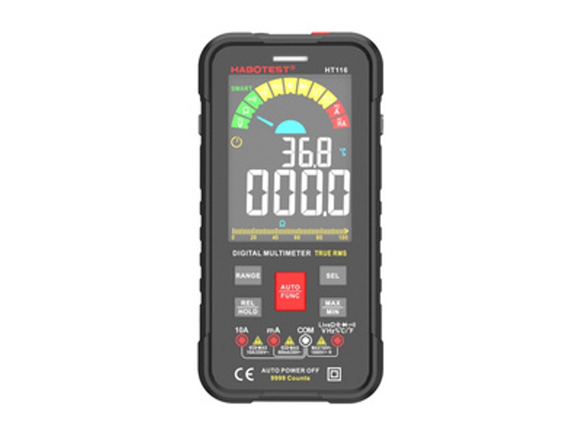 Multímetro Digital Universal Habotest Ht116 True Rms, Ncv Aquaforge