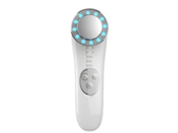 Face De Instrumento De Beleza Ultrassônica Led Azul E Vermelho Para Levantar E Endurecer As Rugas Da Pelebranco Yunzii