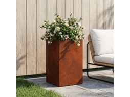 Vidaxl Vaso De Jardim Ferro Enferrujado 40 X 40 X 50 Cm Aço Corten