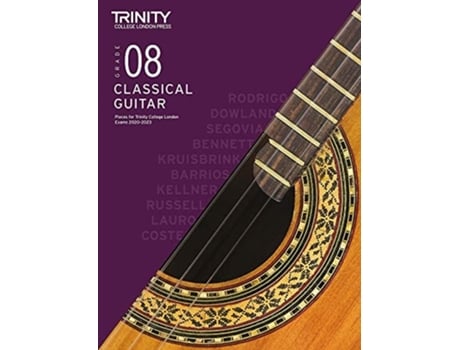 Livro Trinity College London Classical Guitar Exam Pieces From 2020 Grade 8 de Trinity College London (Inglês)