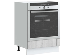 Vidaxl Armário Forno Lucca Derivados De Madeira Cinzento Sonoma