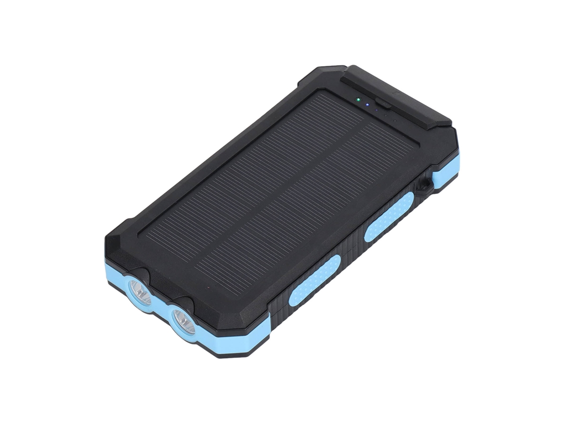 Carregador Portátil Solar Laxiscreed Com Carregamento Rápido, Luz Led E Bússola Para Aventuras Ao Ar Livre