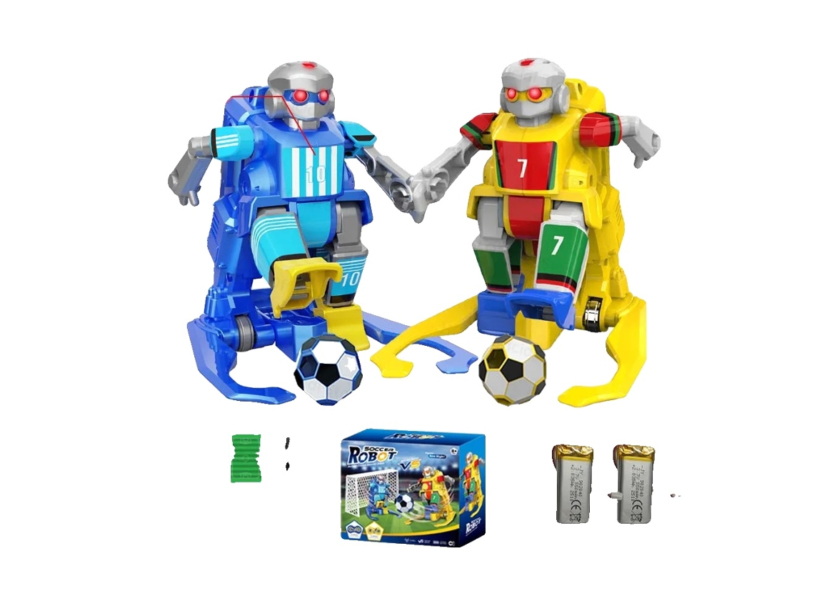 Robô De Futebol Rc, 2 Jogadores, Bateria Recarregável, 2pcs Rc Robô