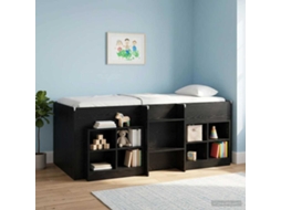 Vidaxl Armário De Cama 2 Unid. Carvalho Preto 66 X 33 X 48 Cm