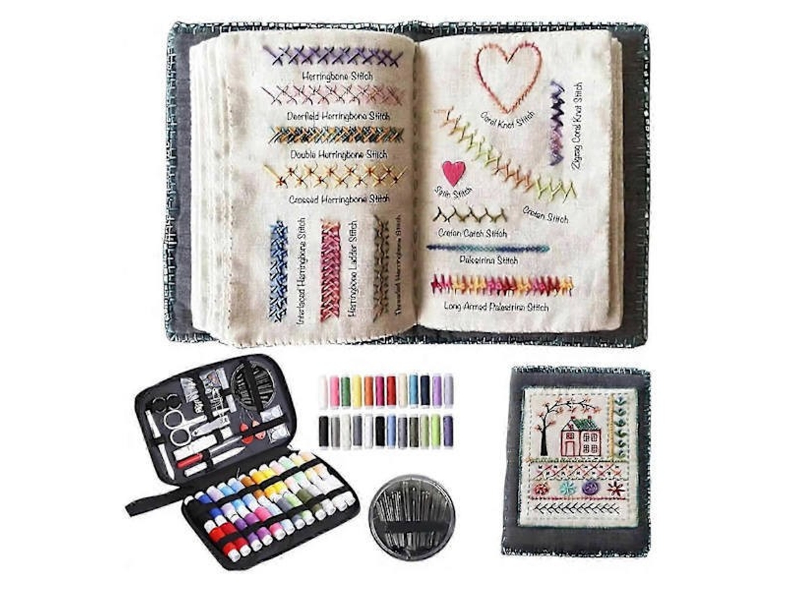 Kit de Bordado 2026, com Ferramentas e Instruções Completas, Perfeito para Iniciantes e Artesãos. AQUAFORGE