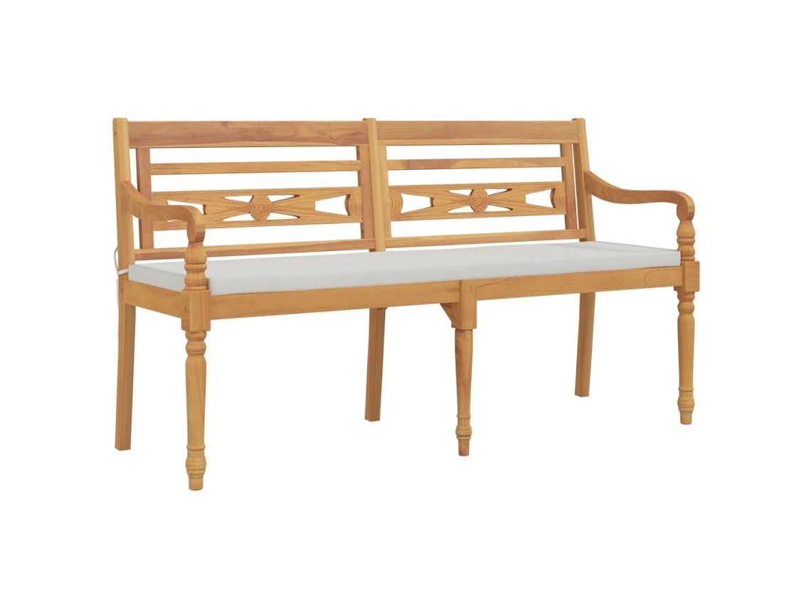 Batavia Bench, Batavia Benches Vidaxl Marrom Teca (150 Cm)
