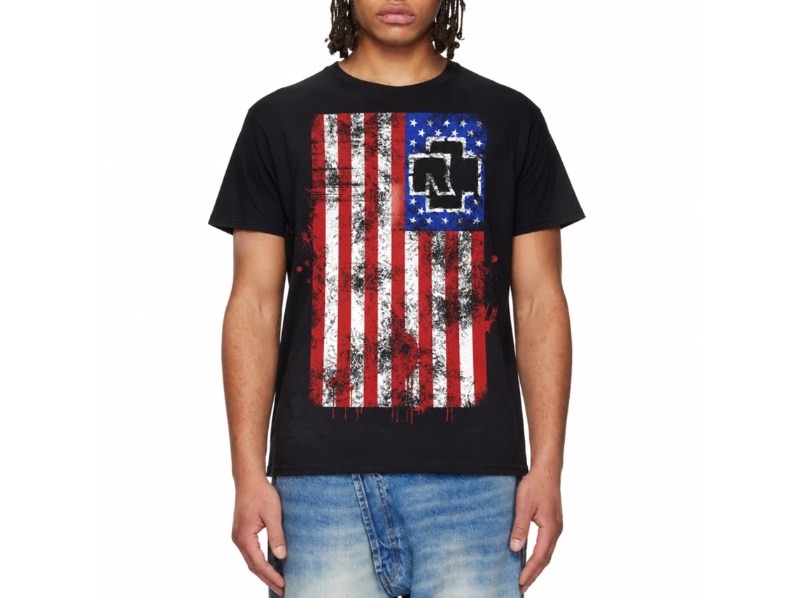 Rockinstone T-shirt Rammstein Band Amerika Size:xxxl