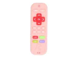 Mali brinquedo Mordedor Controle Remoto Infantil Silicone Dentição Sensorial Números Rosa
