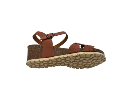 Sandálias Tacão de Mulher NENIC Pele Laranja (36)