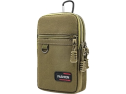 Bolsa De Cinto Para Smartphone Com 2 Bolsos Com Zíper.