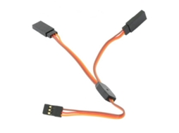 Conjunto de 5 Separadores de Cabo Servo Y de 30 Cm da Amass para Jr Spektrum Hitec MDUG