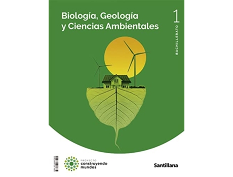 Livro Bio Y Geo Ciencias Medioamb 1bto Cm Cast Da Editorial Santillana De Manuel Ballesteros Vazquez, Aurelio Castillo De La Torre Et Al. (espanhol)