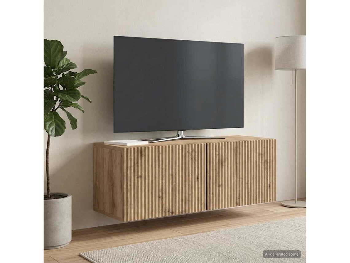 Vidaxl Gabinete De Tv De Parede 78,5 X 31 X 30 Cm Carvalho Arttisan